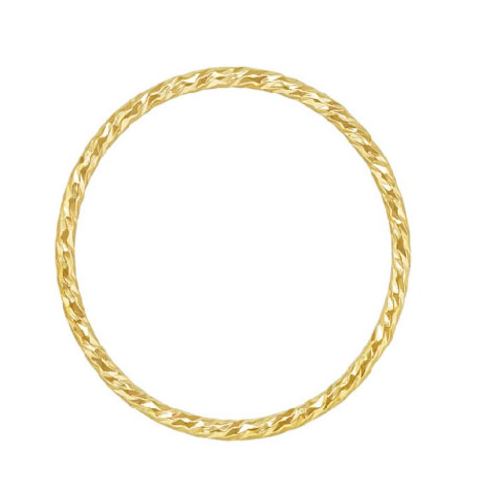 NWT Phoebe Sparkle Twist Ring // 14k Gold Filled (Size 10)